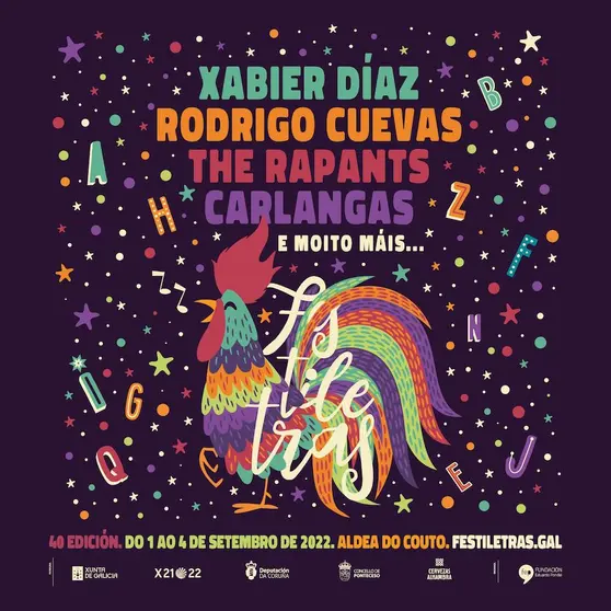 Festiletras 2022 Cartel Adrian Varela