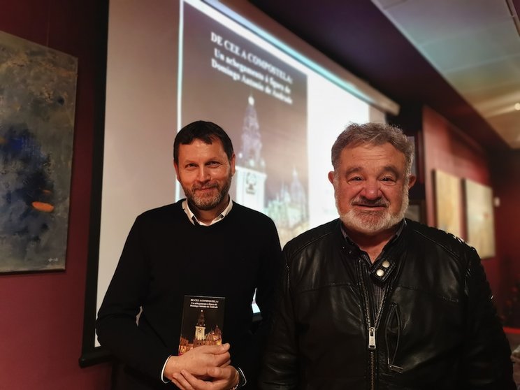 Victor Castineira e Felipe Senen na Fundacion Amigos dos Museos de Galicia