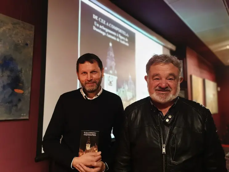 Victor Castineira e Felipe Senen na Fundacion Amigos dos Museos de Galicia