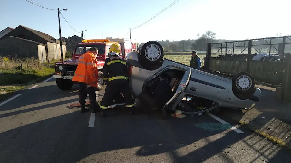 Accidente en Santa Comba