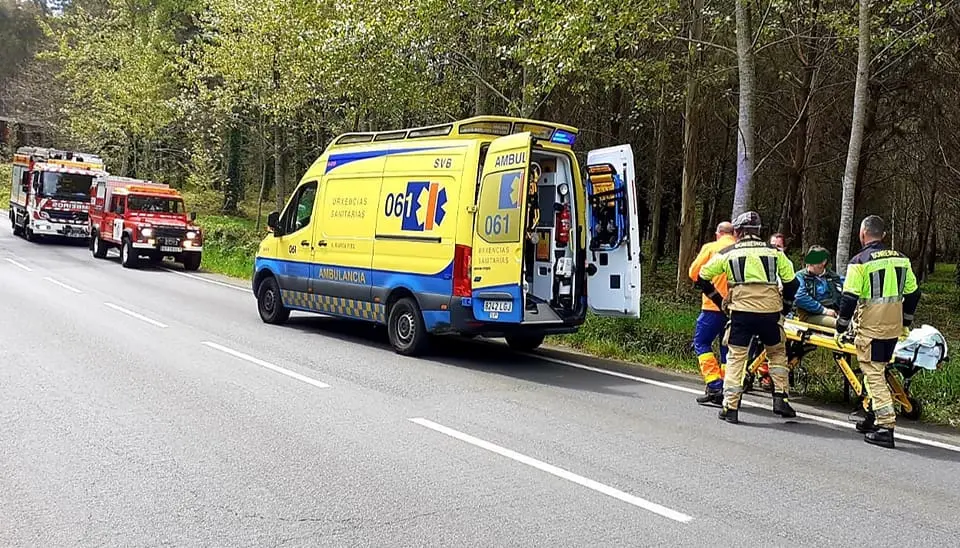 Accidente pescador de rio