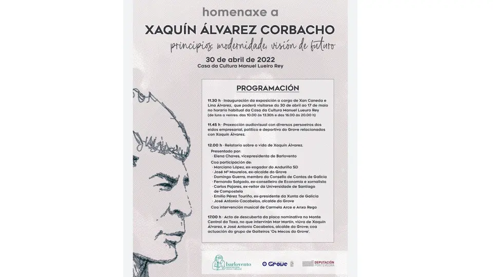 Homenaxe a Xaquin Fdez Corbacho en Muros 1