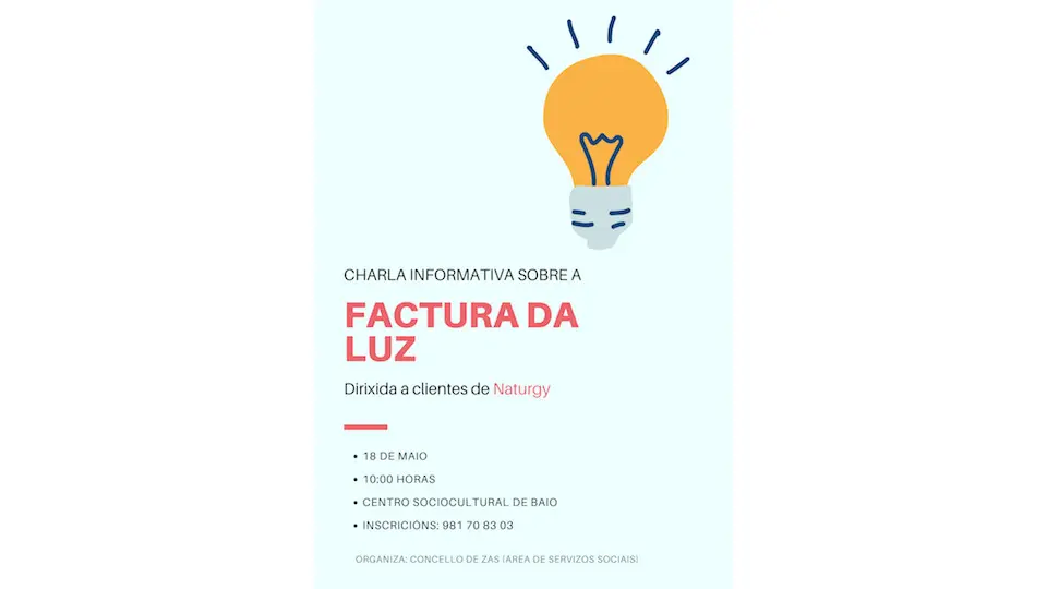 charla informativa factura luz Zas