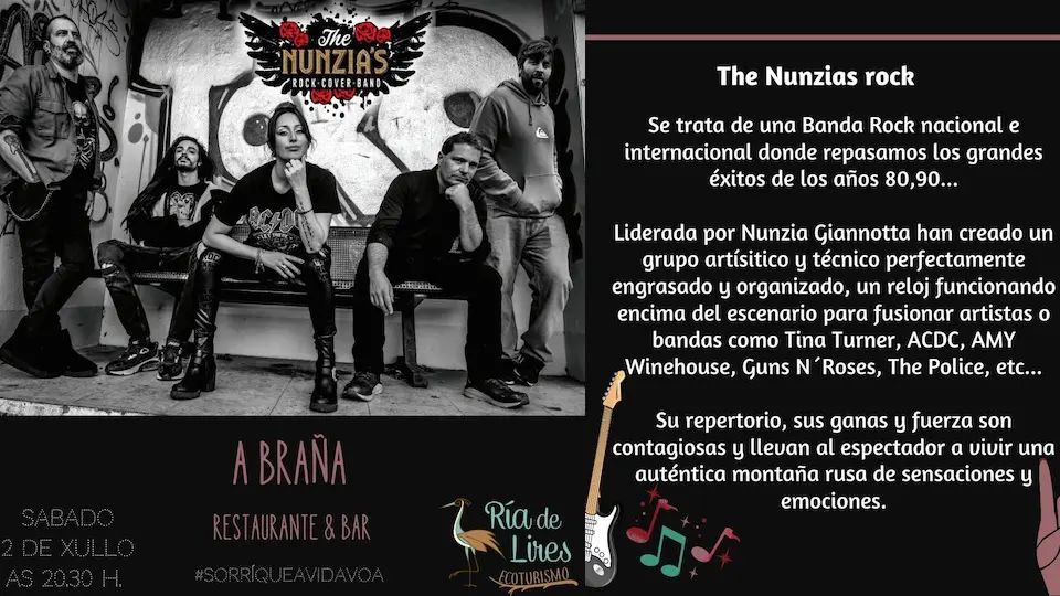 The Nunzias Rock en Lires