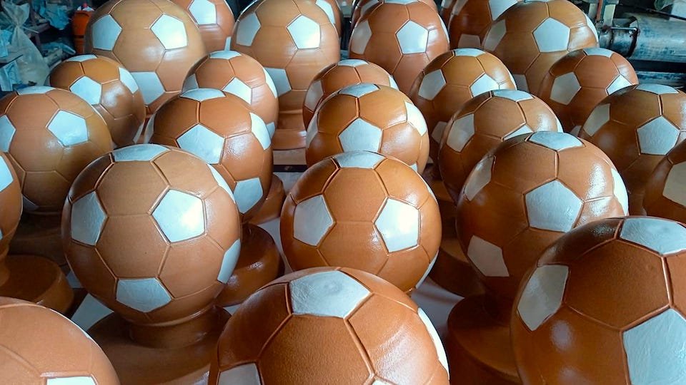 Balons de Buno para a Gala do Futbol da Costa feitos por Feituras