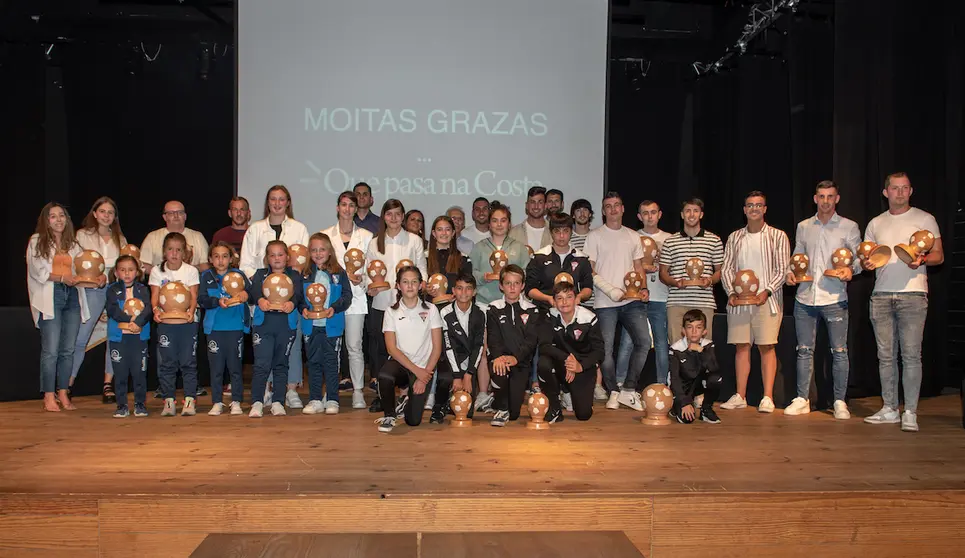 Foto de Familia da Gala do Futbol da Costa 2022