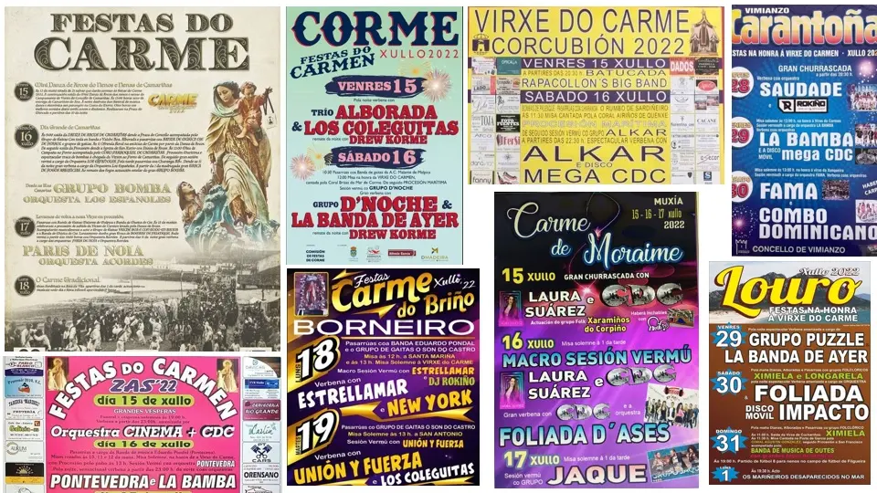 Festas do Carme da Costa da Morte 2022