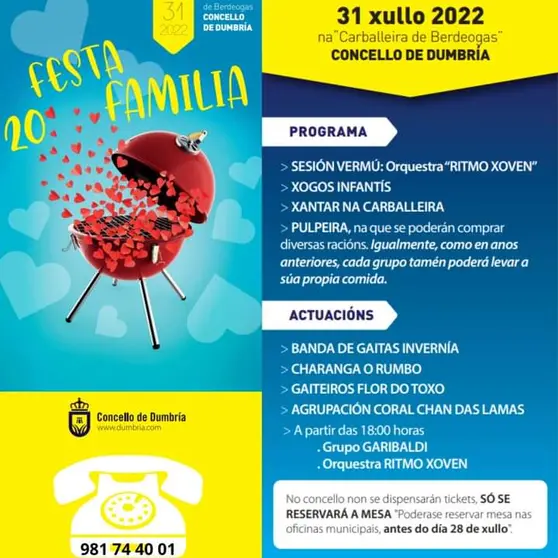 Festa da Familia de Dumbria 2022