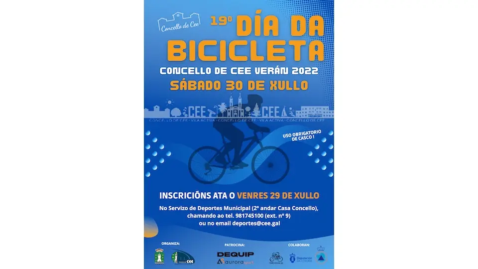 Cartel Día Bicicleta Cee 2022