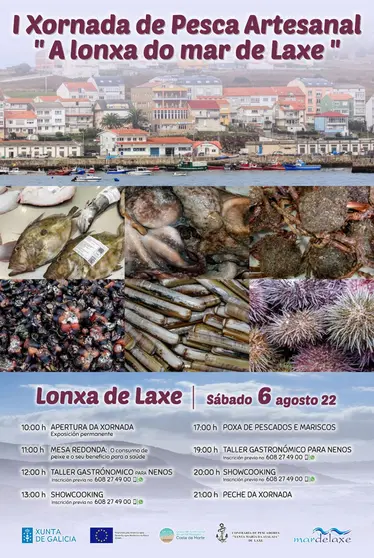 Cartel I XORNADA PESCA ARTESANAL LAXE