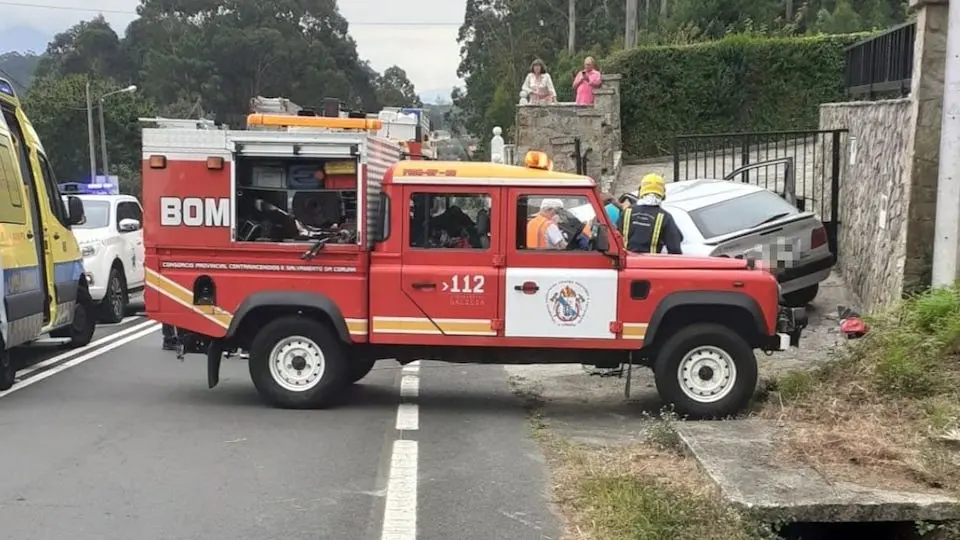 Accidente en Corcubion