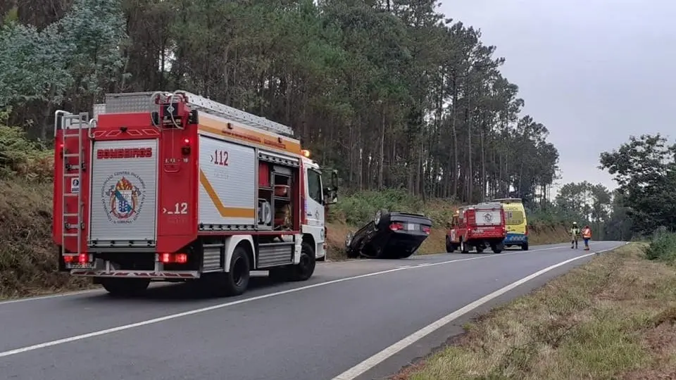 accidente en Lires