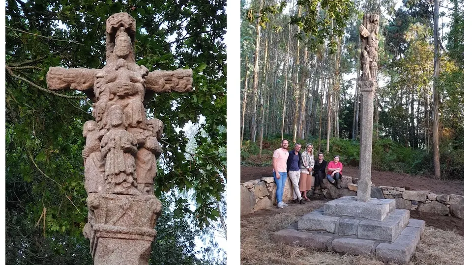 Cruceiro de Cheis -Vimianzo-restaurado