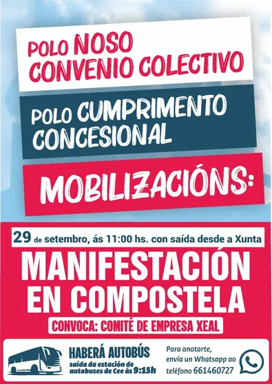 Manifestacion XEAL Compostela