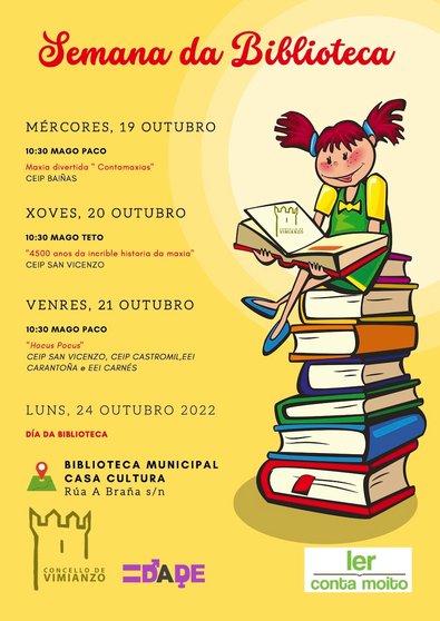 semana biblioteca 2022 LER CONTA MOITO-Vimianzo