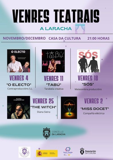Venres Teatrais Laracha outono 2022