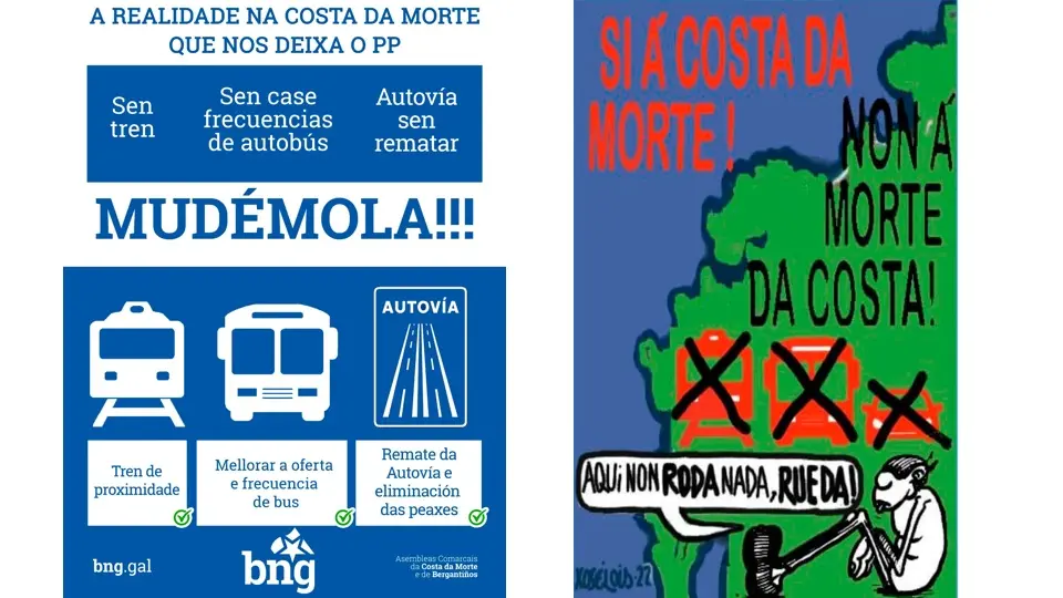 campana BNG autovia costa da morte