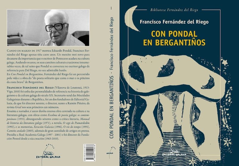 Con Pondal en Bergantinos-Libro Francisco Fernandez del Riego