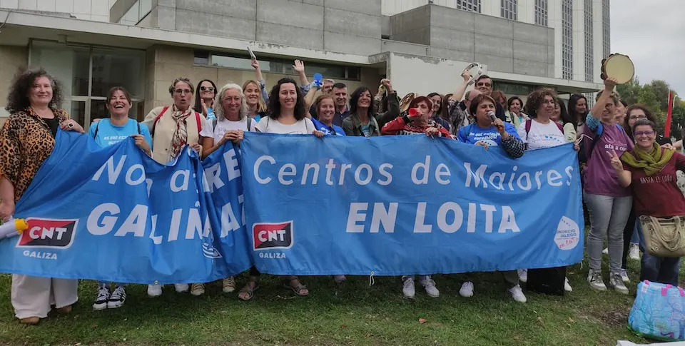 Traballadoras do Consorcio en loita