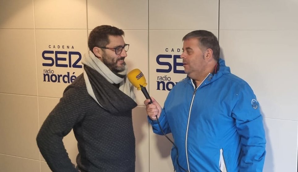 Josino Mira e Oscar Leis na Cadena Ser Radio Nordes