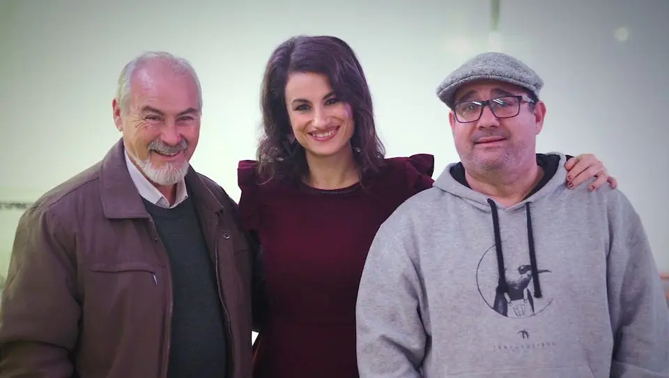 YOlanda Castano con Alexandre Nerium e Pepe Formoso no Bela Fisterra