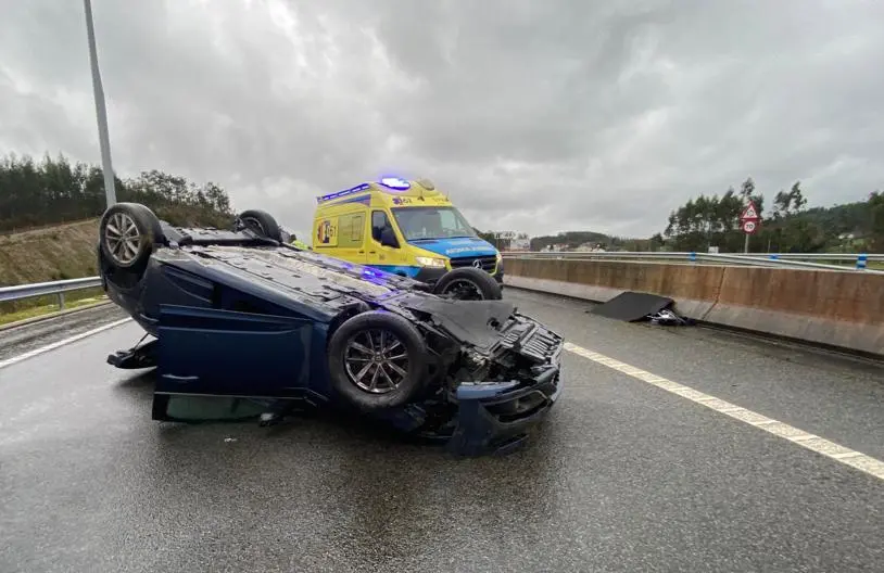 Accidente na Piolla-zas