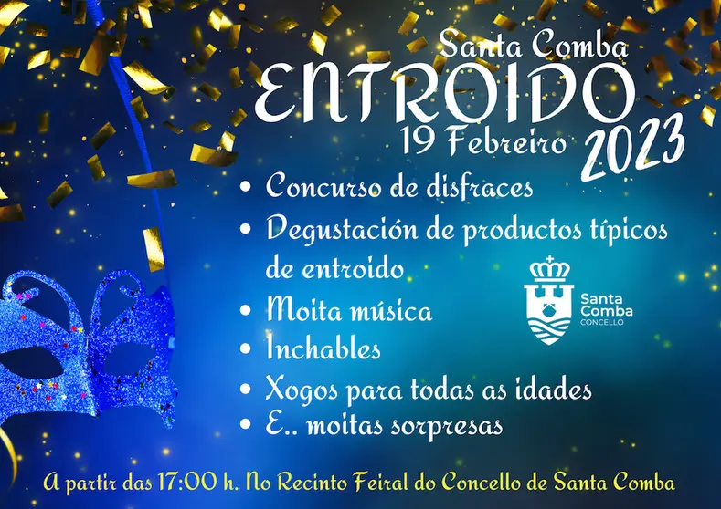 entroido santa comba cartel 2023