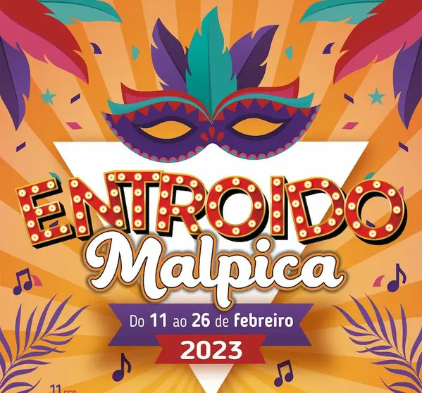 Cartel entroido Malpica 2023