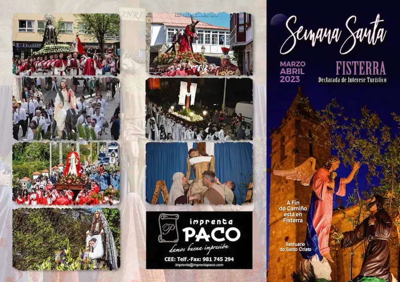 Cartel Semana Santa Fisterra 2023