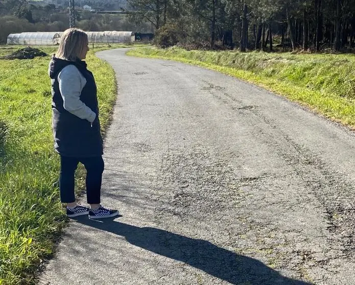 Estrada na Laracha Concelleira PSOE ALba Toba