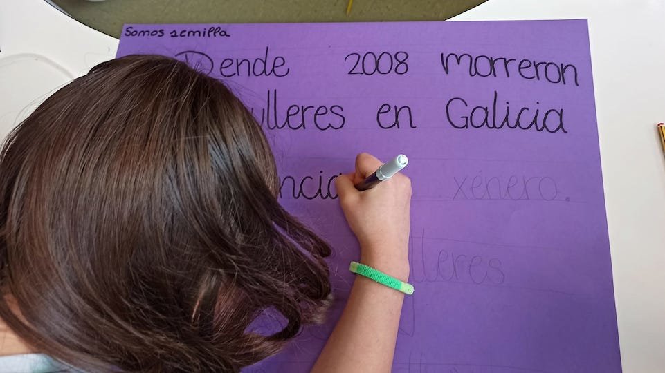 Pancartas Manifestacion 8m Ponteceso-Feminismo en pe