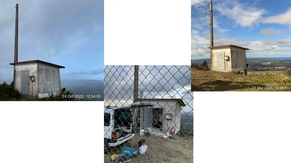 Caseta abandonada no Monte Neme