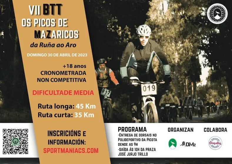 Cartel BTT 2023 Mazaricos