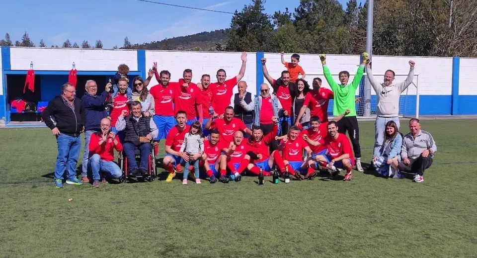 San Lorenzo de Verdillo Campion da Divison de Honra de Veteranos