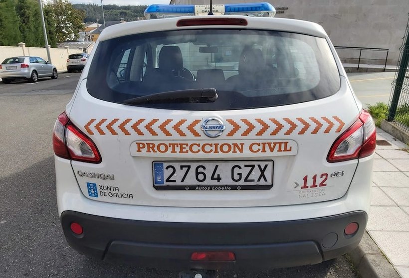 Coche de Proteccion Civil de Ponteceso