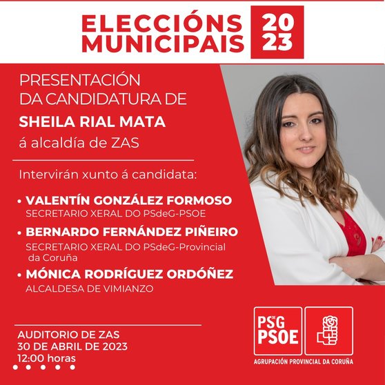 Shelia Rial PSOE Zas