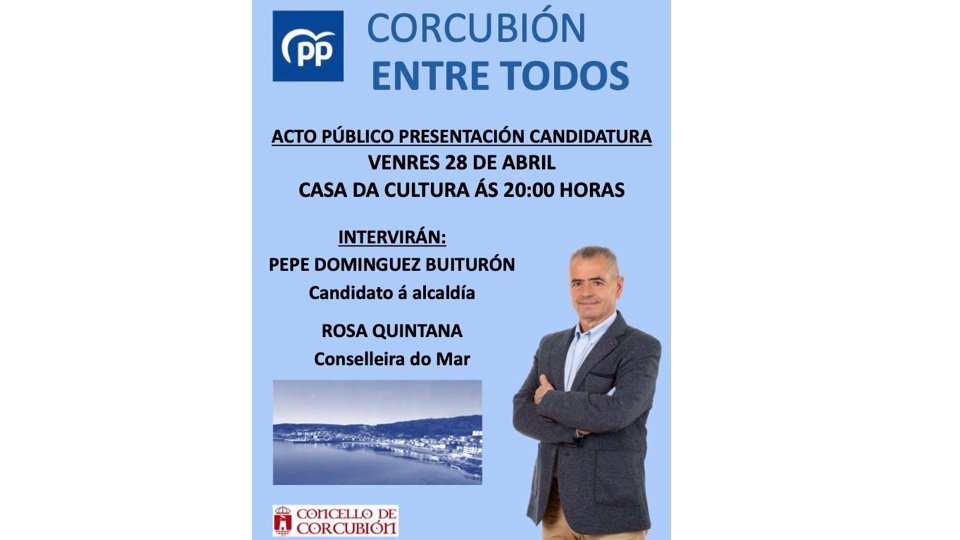 PRESENTACION CANDIDATURA PP CORCUBION 