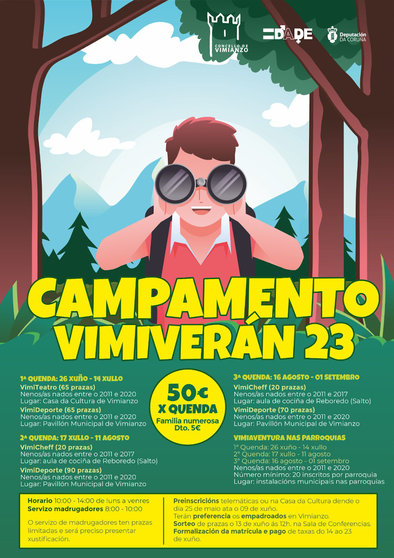 VMIANZO_Cartel campamentos Vimiverán 2023