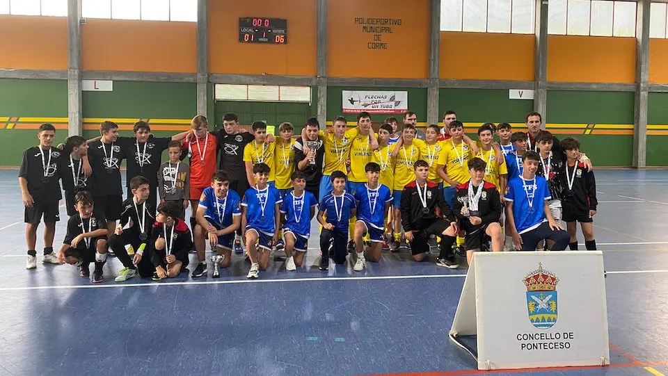 As Baleas e Vimianzo nos campionatos alevins de futsal