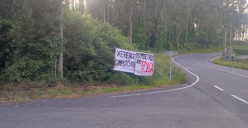 Bombeiros en folga