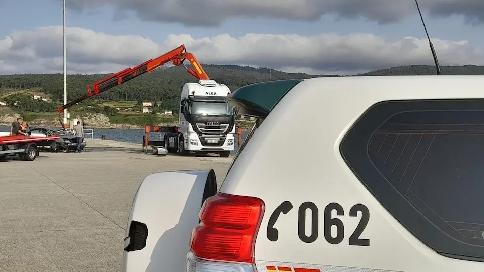 Garda Civil nun operativo no porto de Laxe 062