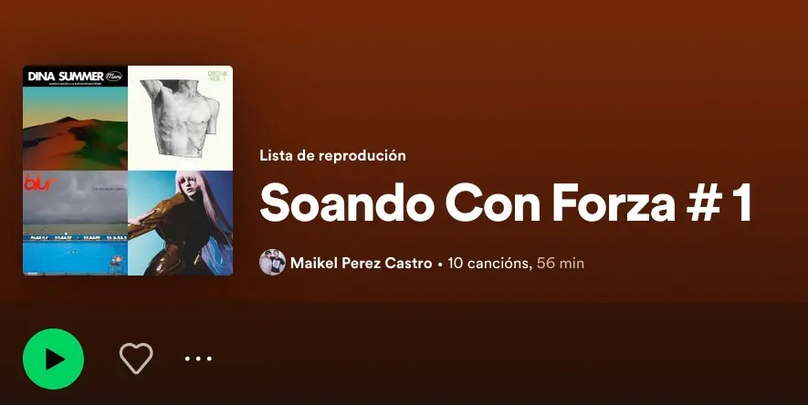 Playlist Maikel Perez Castro Soando con Forza