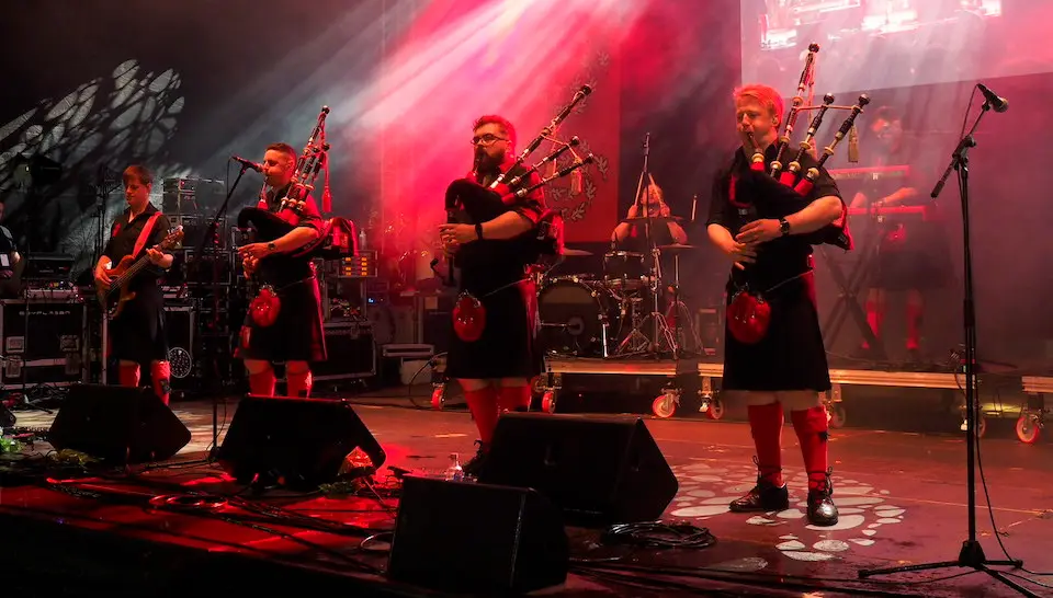 Red Hot Chilli Pipers na Carballeira de Zas