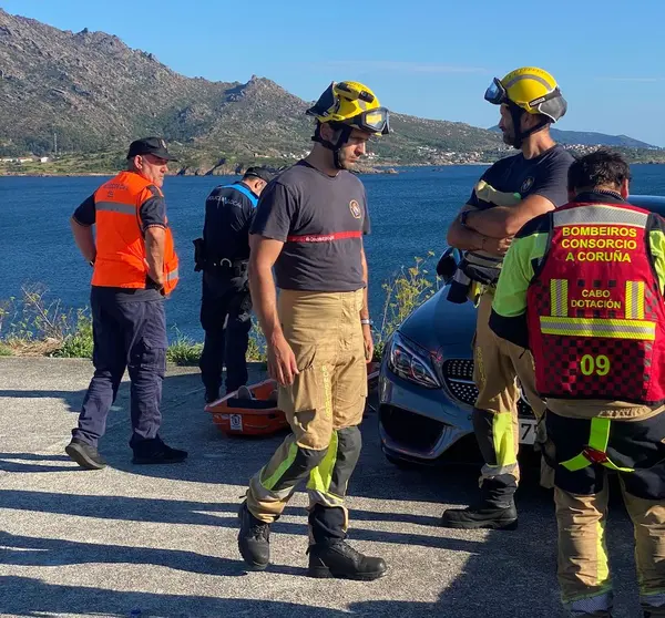 Rescate en Gures-Bombeiros