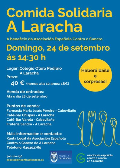Xantar Solidario AECC Laracha 2023