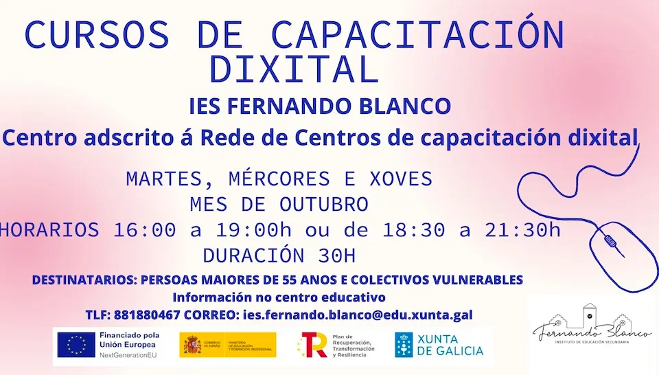 Curso Capacitacion Dixital IES Fernando Blanco