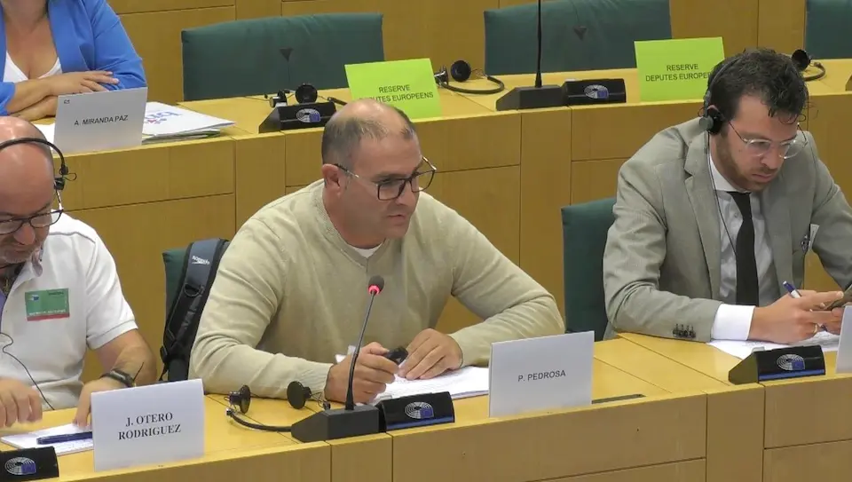 Primi Pedrosa no Parlamento Europep