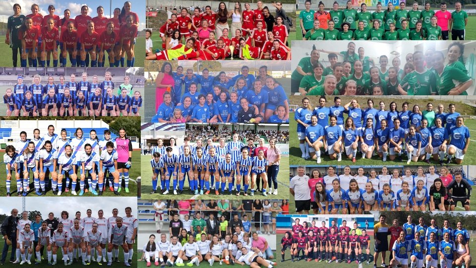 Equipos femininos de Futbol da Costa 23-24