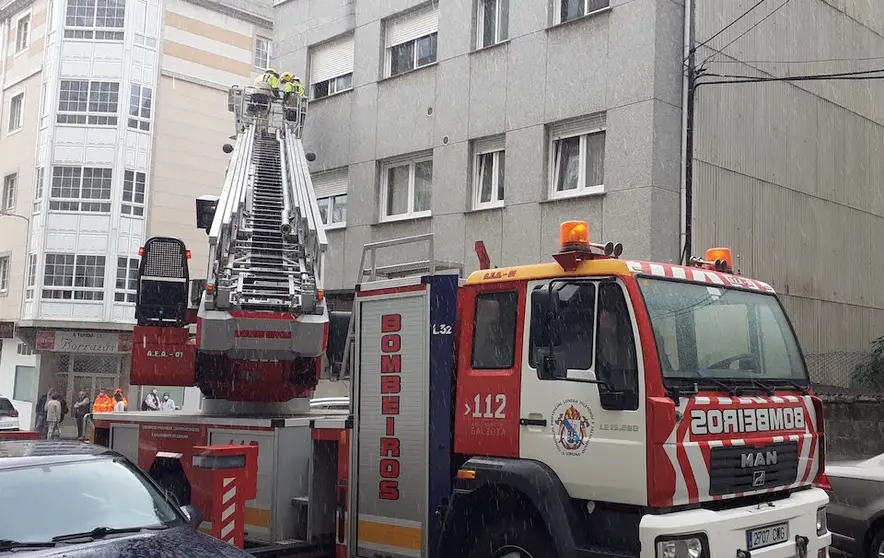 Bombeiros de Carballo de rescate