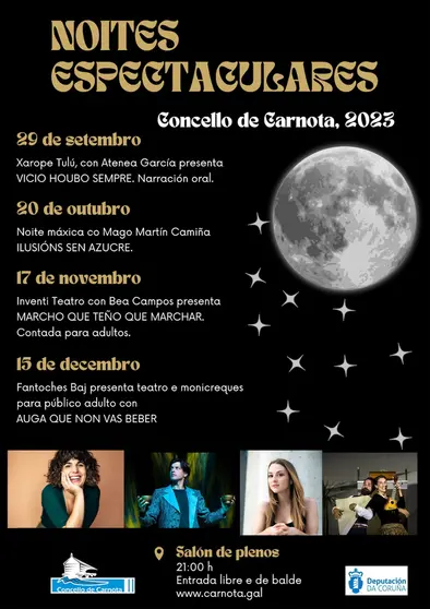 Cartel Noites de Carnota 2023